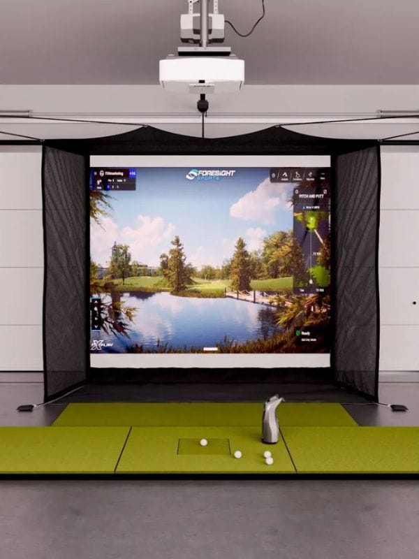 Bushnell Launch Pro Garage Golf Simulator Package