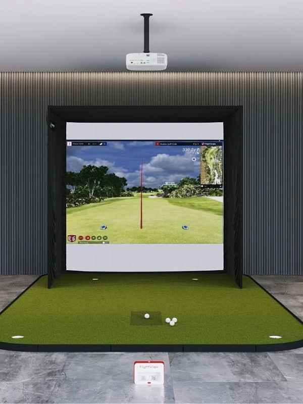 FlightScope Mevo+ SIG8 Golf Simulator Package